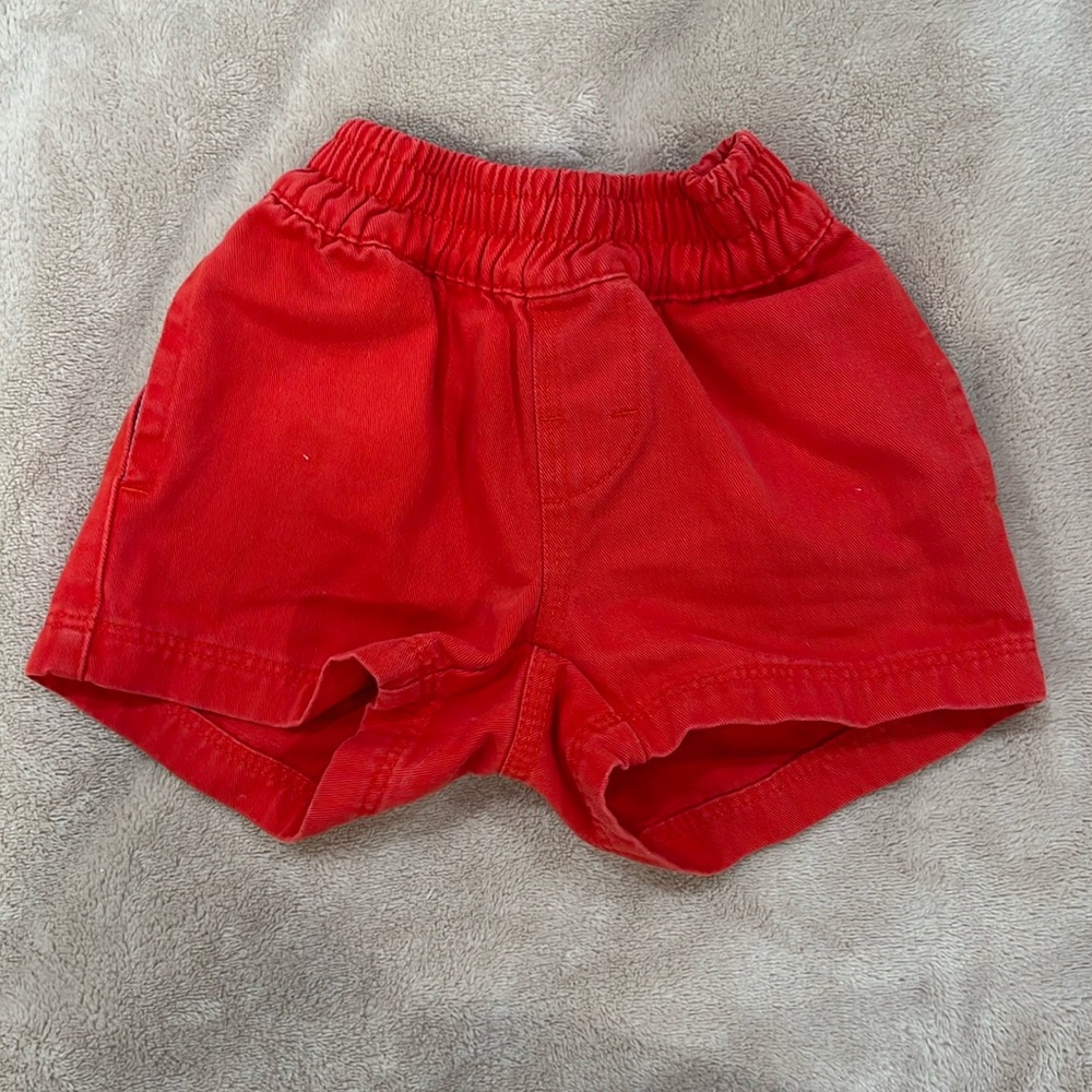 The Beaufort Bonnet Company red shorts 6-12 months